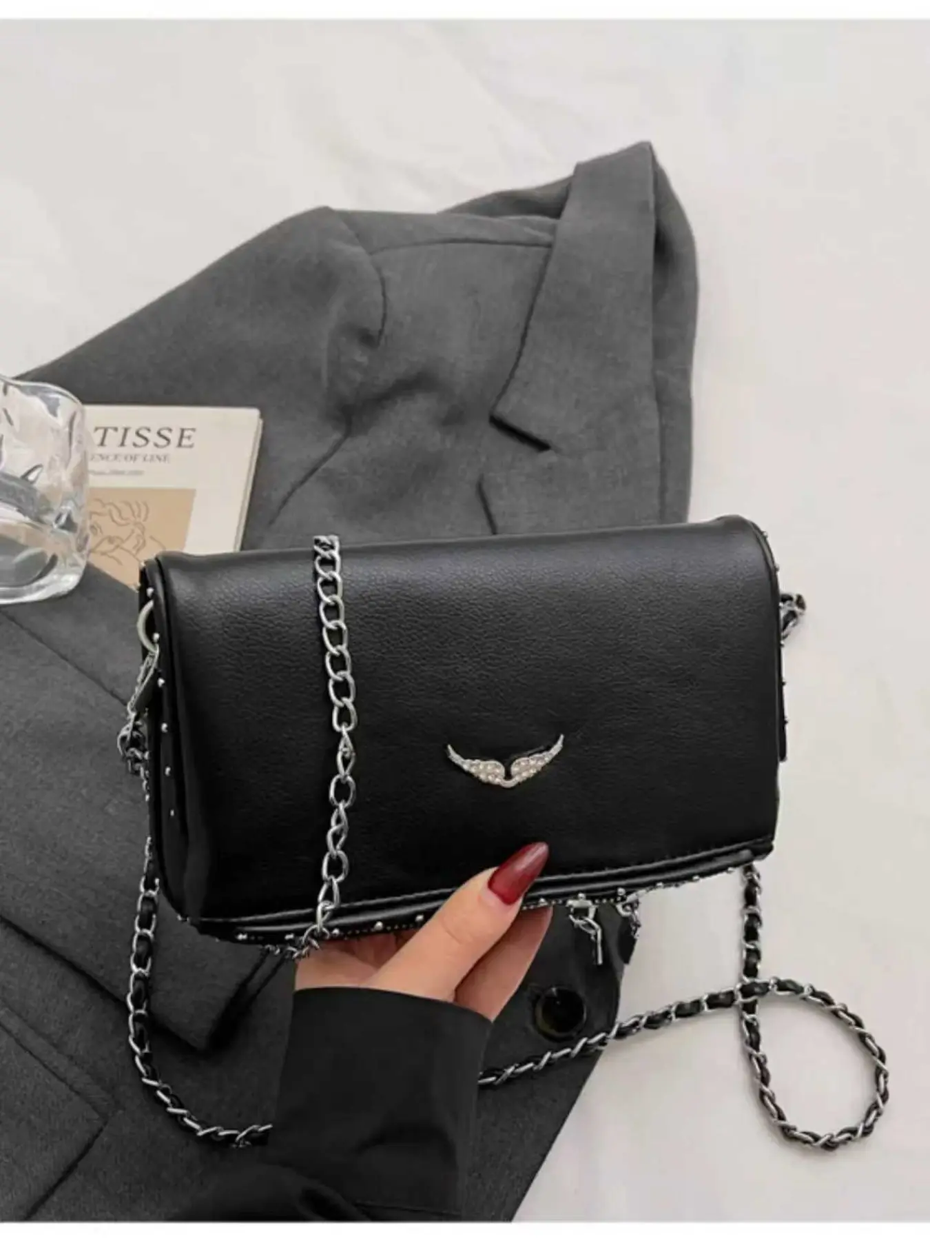 Women's Unique Handbag 2026 New Fashion Versatile Chain Shoulder Bag, Simple Crossbody Small Square Bag, Stylish and Practical, Crossbody Bags