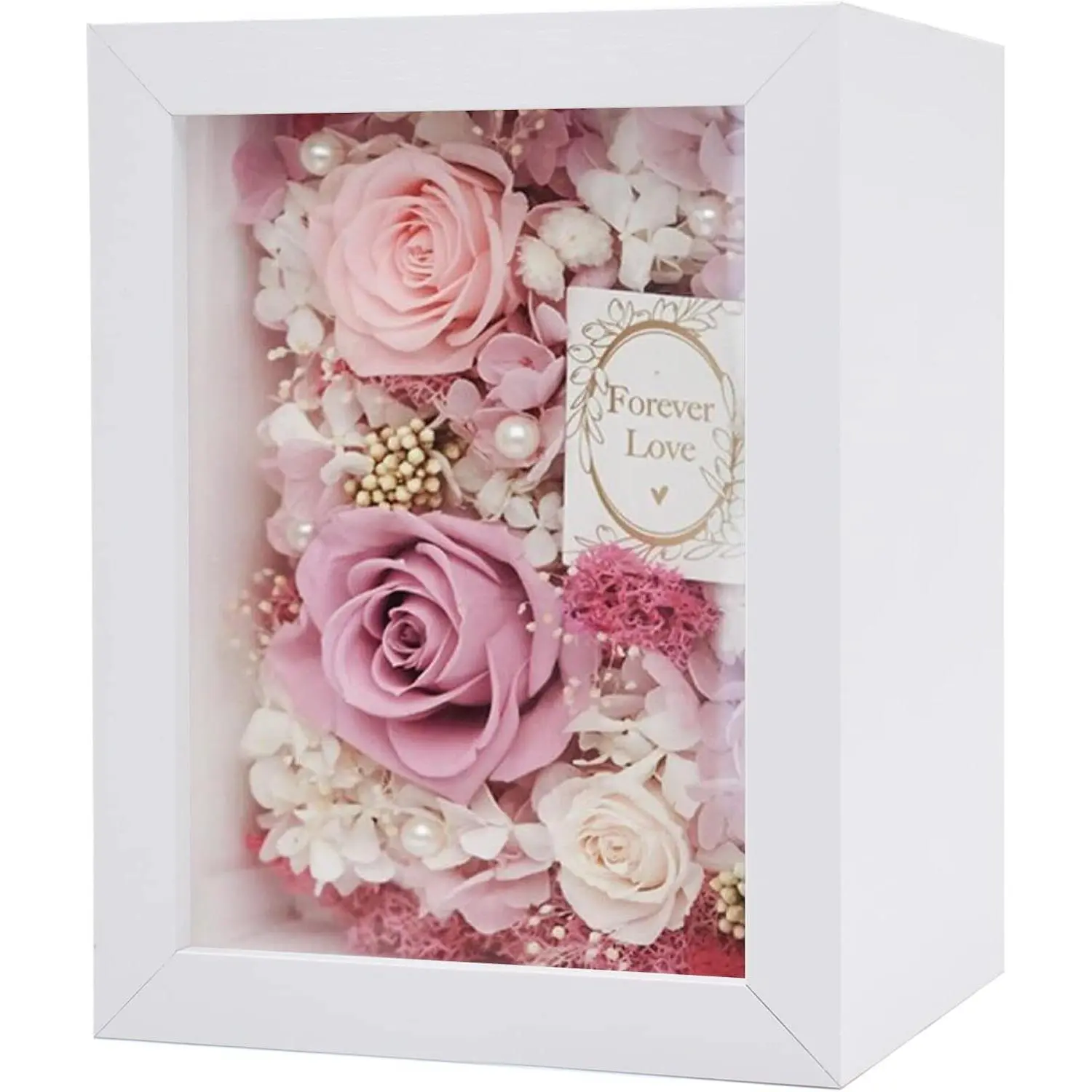 Shadow Box Frame, White, Wooden, 4x6 | Small, Wooden Frame, for Dried  &  Specimen, Memory Photos & Medal, Bouquet & Trinket, Wall or Tabletop Display
