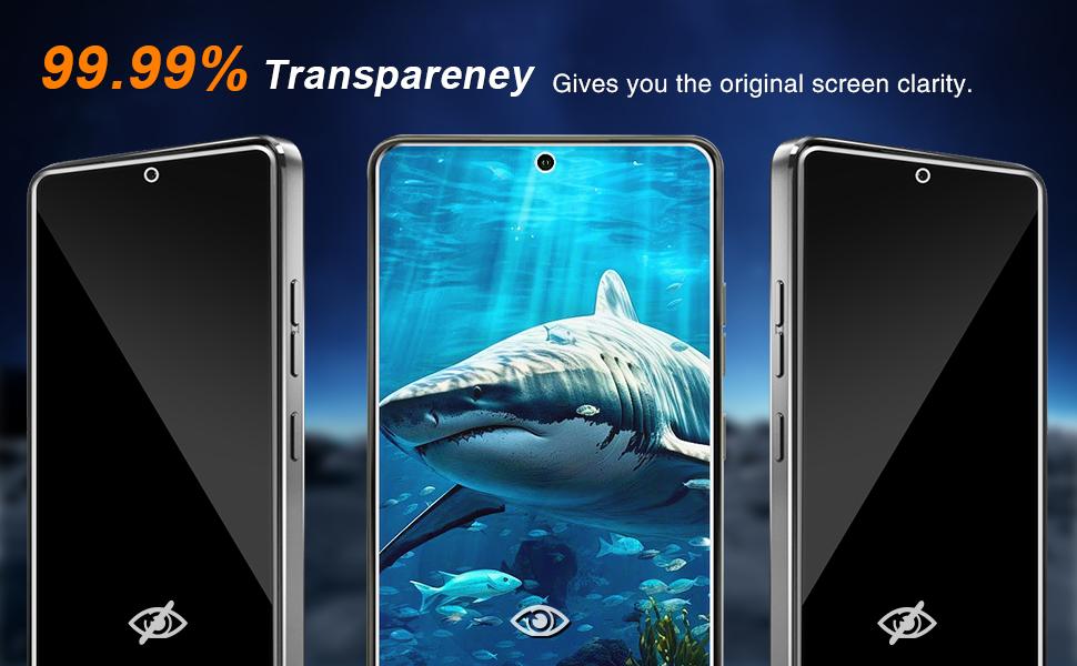 [3-Pack Privacy Screen Protector for Motorola Moto G 5G 2025 Tempered Glass, Bubble Free, Easy to Install, 9H Hardness