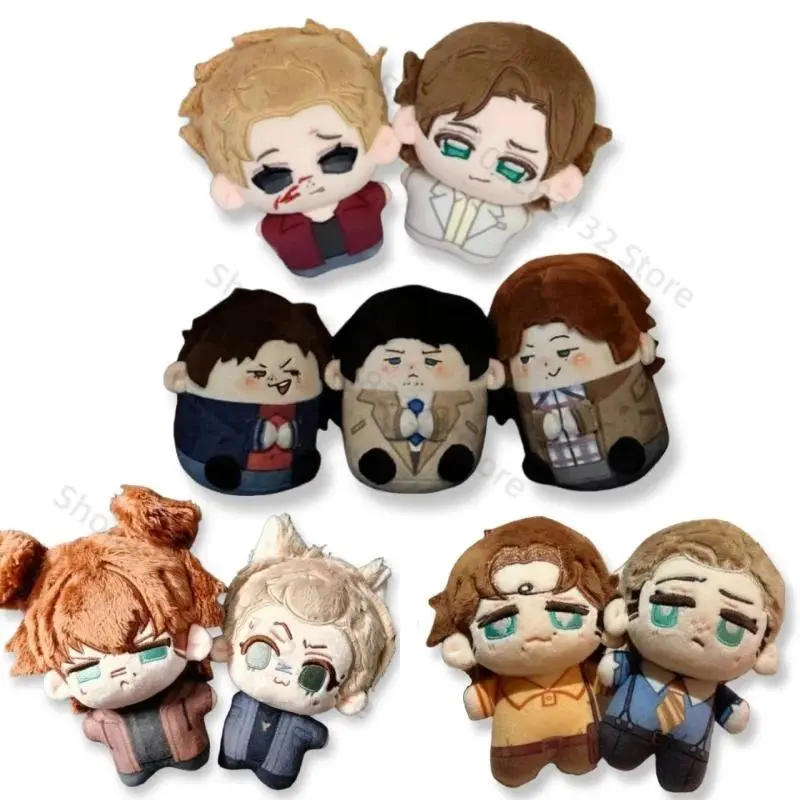 New Supernatural Plush Pendant Super Natural SPN Dean Sam Pendant Plushie Kawaii Backpack Keychain Doll Toy Collect Fans Gift