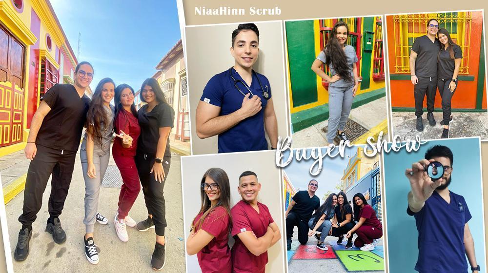 Cartoon Print V-Neck Short Sleeved T-Shirt Scrub Uniform Nurse Scrub Women Uniform Top Surgical Scrubs Nurse Veterinary Workwear