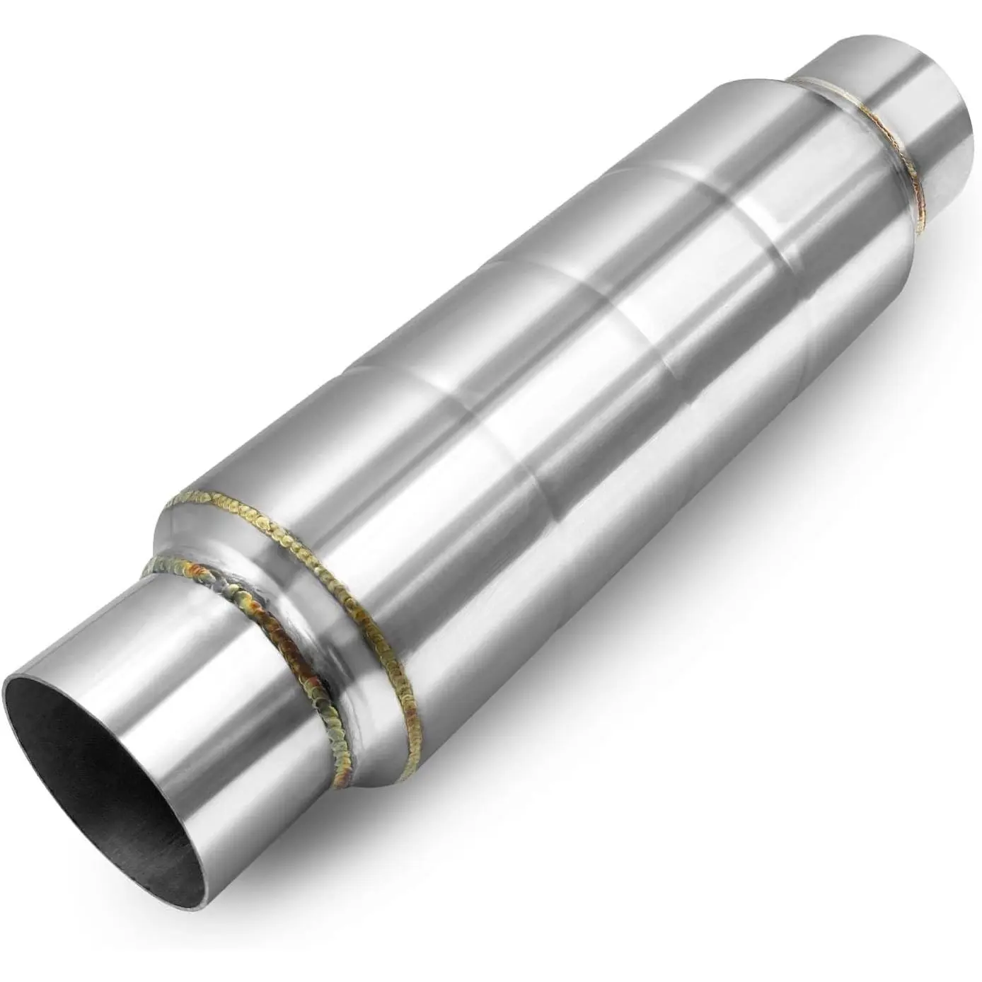 Stainless Steel 2 Inch Resonator Exhaust Performance 2" Muffler Exhaust Polished