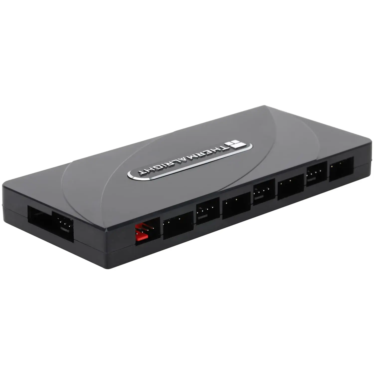 Fan and ARGB HUB×8 Hub Controller Support 8 Groups of Fans,3Pin PC ARGB Fan Controller,PWM Fan Hub,SATA Power Cord Direct Input(12V 4pin RGB is not Supported),SATA  not Included