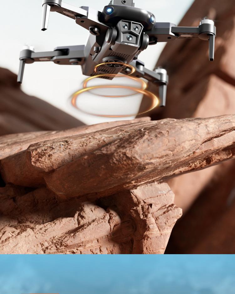 2025 Self-Screen Mini Drone with 4K Professional Camera Built-in HD Display Remote Control Aircraft for Elementary Students and Young Beginners