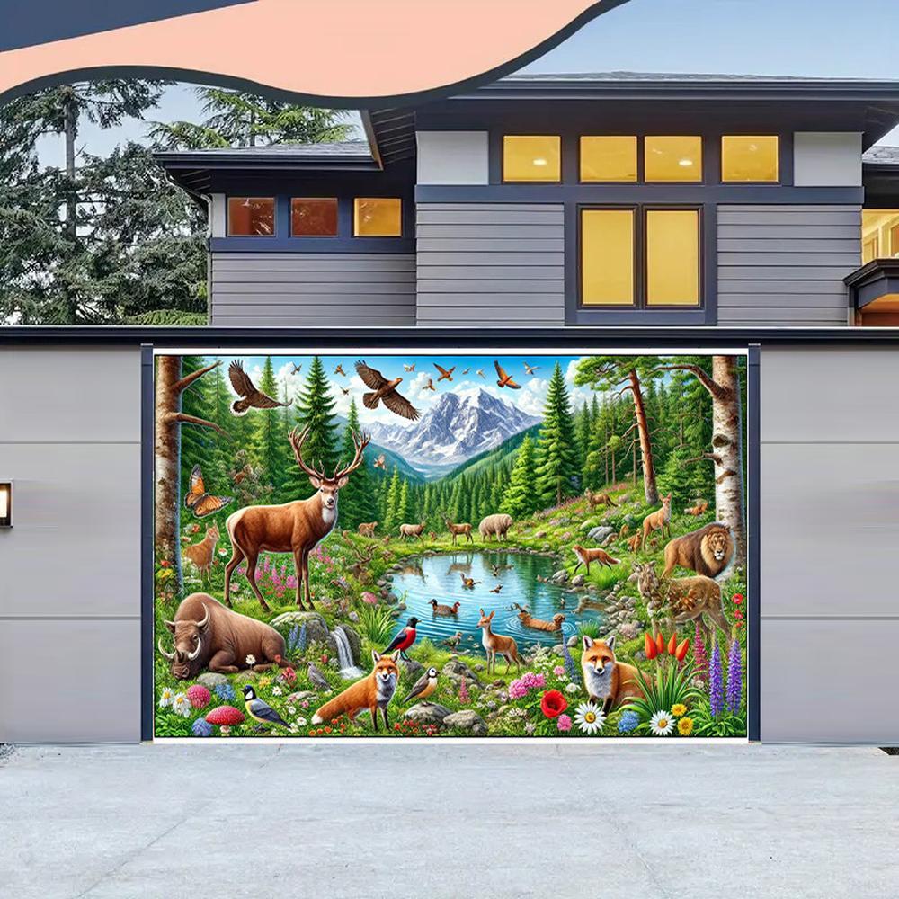 1 PC 2D Flat Artistic Decorative Stylish Modern Polyester Wall Hanging for Interior Home Decoration Indoor Use High Quality Easy Installation