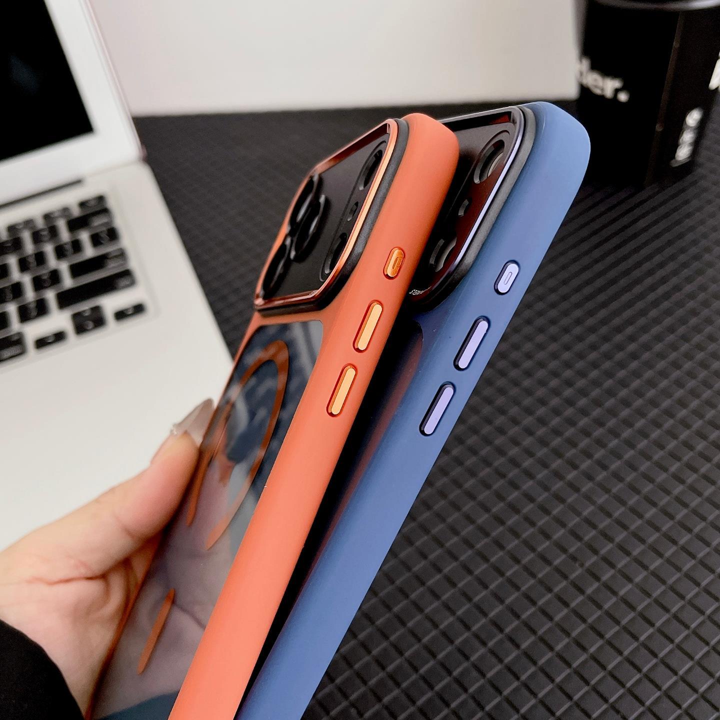 Hardware Metal Lens Compatible with iPhone 17 Pro Max Phone Case New Model Instant Change 17 Magnetic Suction Protective Cover