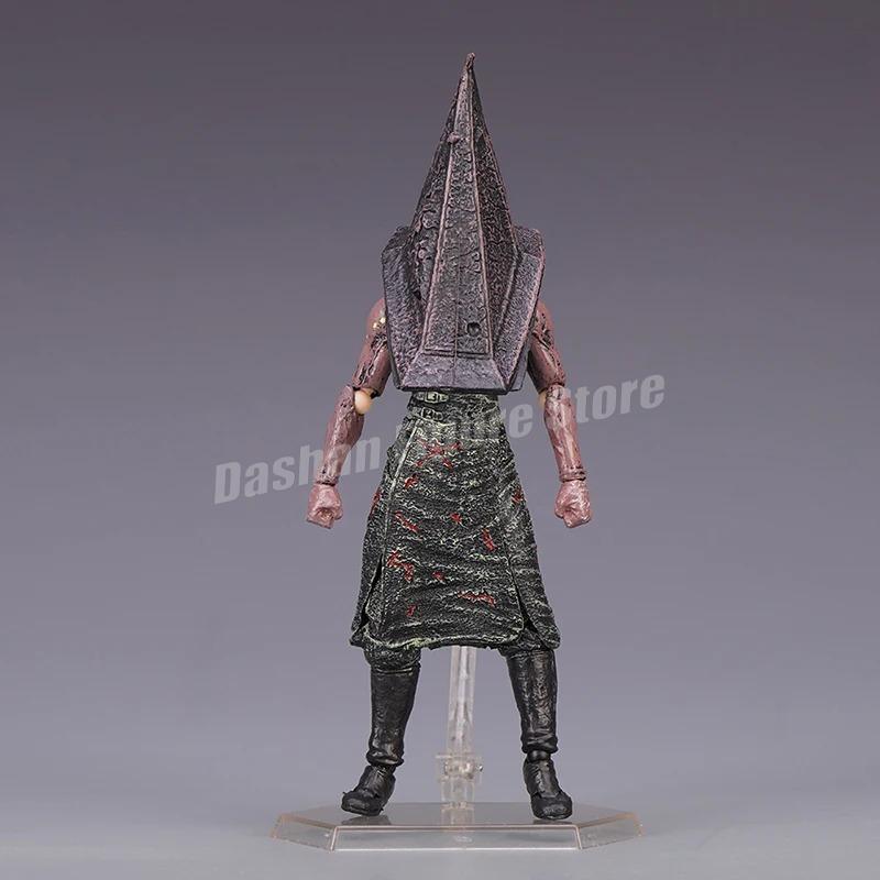 Figma Sp-055 Silent Hill Pyramid Head Action Figure 17cm Red Pyramid Thing Revelation 3D Figure PVC Bubble Head Nurse Model Toys