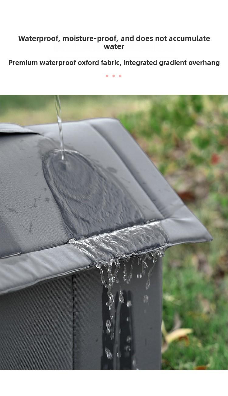 Outdoor Cat Nest Windproof & Rainproof Warm Comfortable All-Weather House with Waterproof Fabric & Reinforced Edges