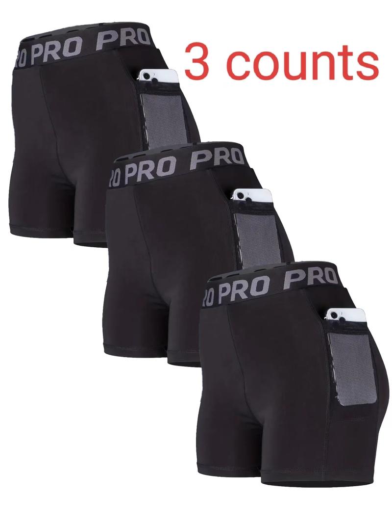 Women's Letter Tape High Waist Sheer Pocket Design Sports Gym Shorts, Casual Breathable Quick Drying Skinny Shorts, Biker Shorts, Ladies Sportswear for Indoor Outdoor Wear, Fall Outfits, Fallfreshness, Gym Clothing