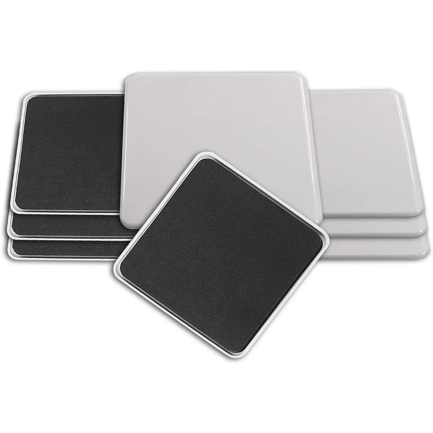 4PCS 5" Square EVA Foam Heavy-Duty Reusable Sliding Pads, Easy for Moving Bulky Items on Carpet