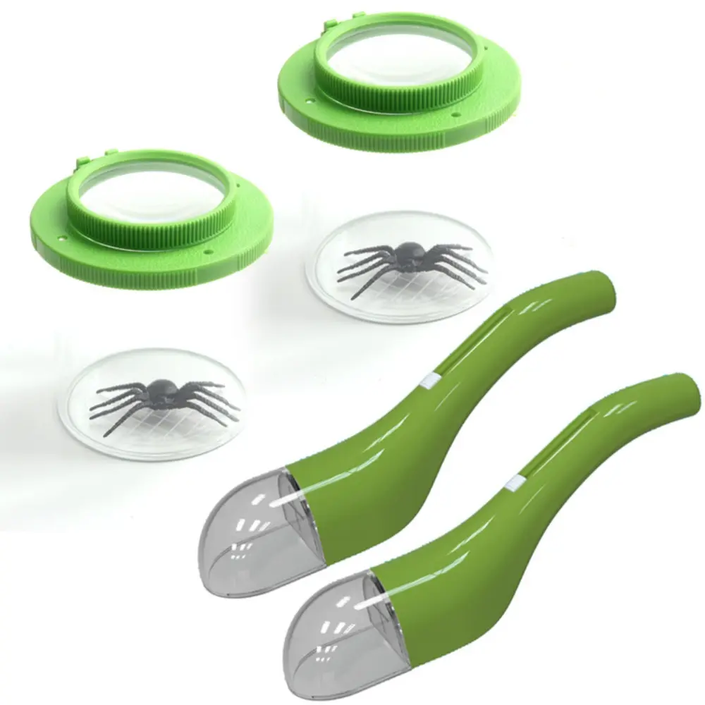 2pcs Outdoor Bug Exploration Kit, Portable Insect Observation Set with Transparent Box, Butterfly Net & Tweezers, Educational Science Toy for Collecting Insects, Perfect Birthday Holiday Gift for Boys Girls Who Love Outdoor Nature Exploration