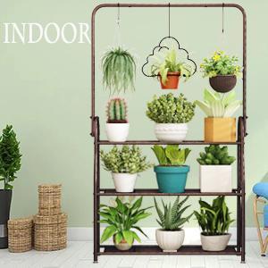 3 Tier Plant Stand Indoor Outdoor Tall Corner Hanging Plant Shelf Metal Flower Stands Ladder Plant Holder Deals For You Days