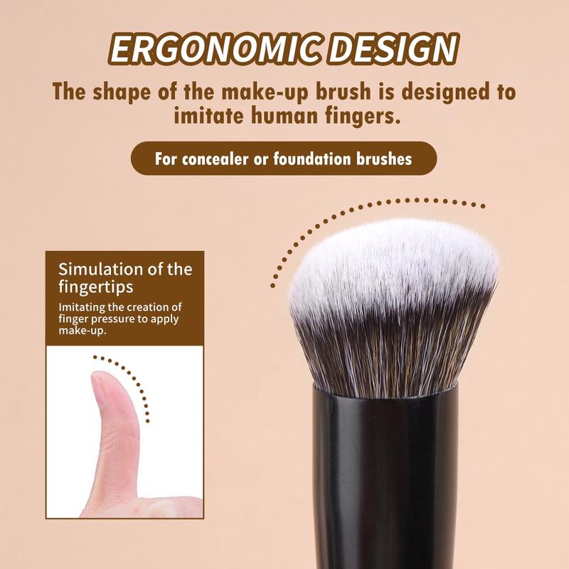 Makeup Brush Set, Foundation Brush & Concealer Brush, Professional Cosmetic Tools, Cosmetic Brushes, Makeup Accessories Gifts for Friends