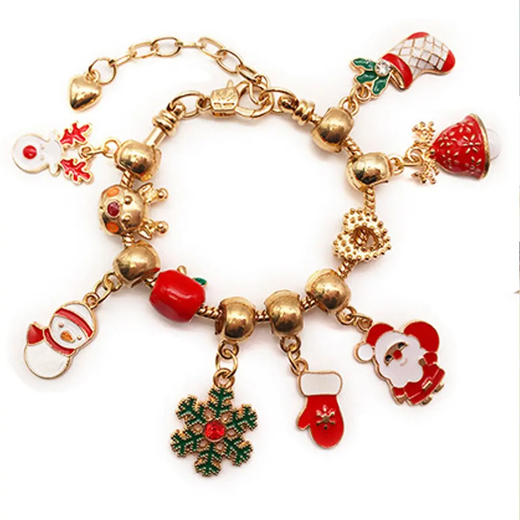 New Year Bracelet Accessories, Girl Bracelet, Korean Sweet Cute Jewelry, Christmas Gift, Detachable, Adjustable Length, DIY