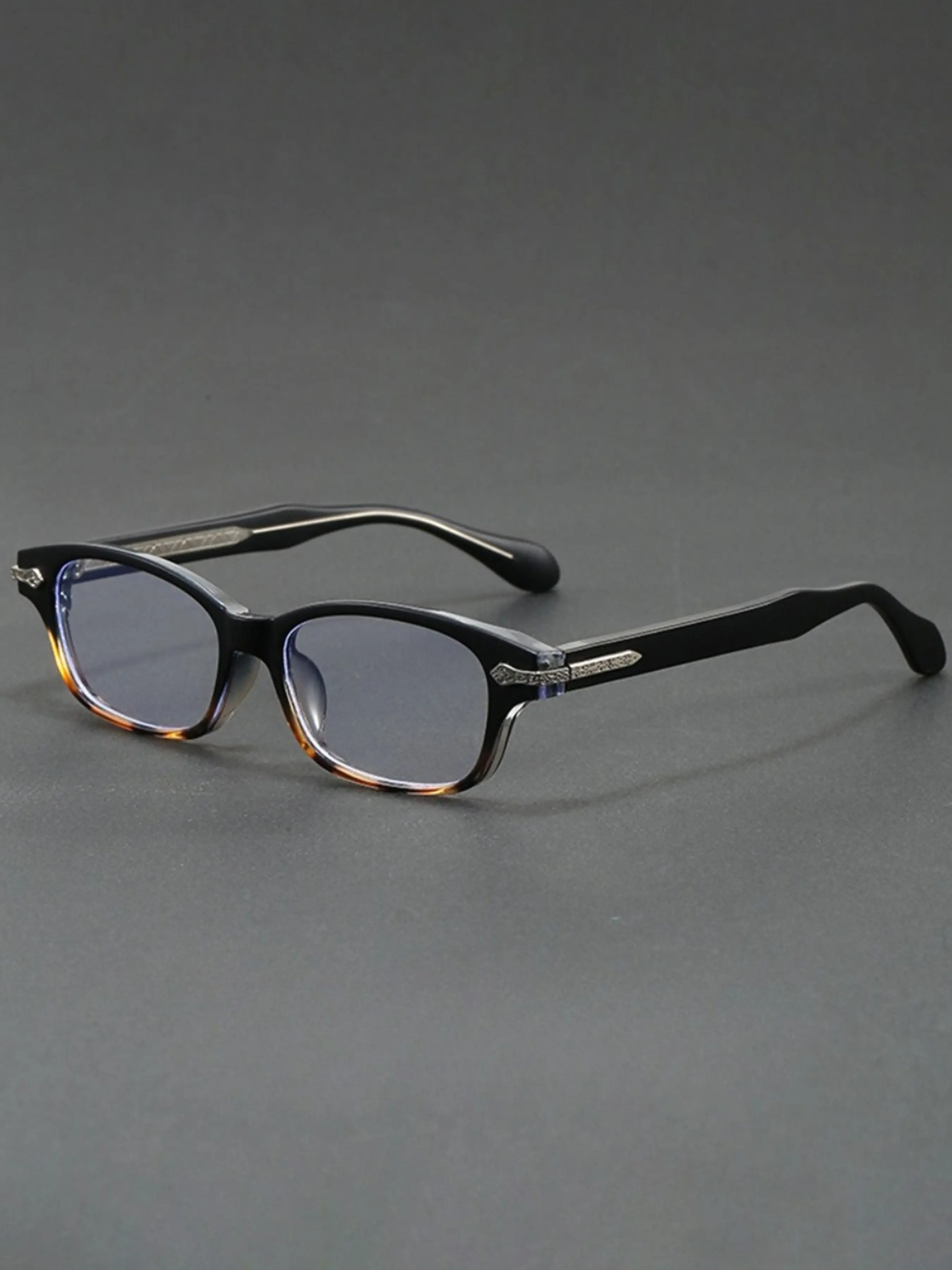COJOS Thin Square Frame Computer Reading Glasses Frame with Niche Decoration Comes with Glasses Upgrade Gift Box Eyeglass Frame