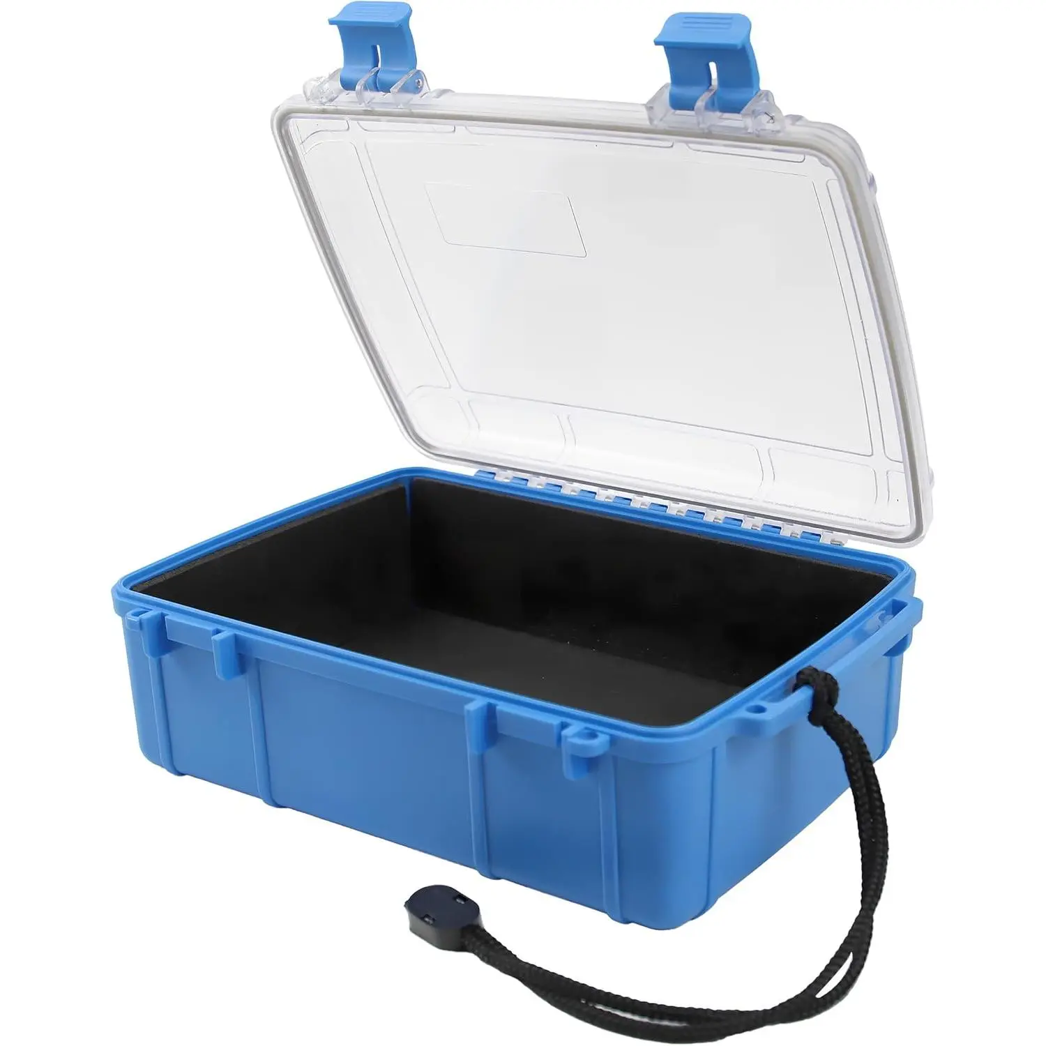 Large Waterproof Crushproof Water Resistant Dry Box for Canoeing, Boating, Camping, Watertight Boat Storage Case, 8.9"L x 6.4"W x 3.2"H (Dog & Cat Accessory Storage Solution)