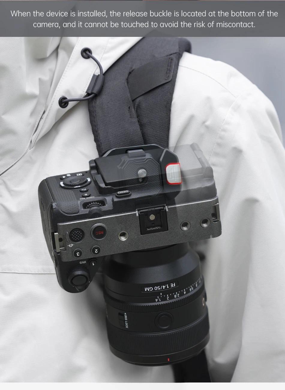 Ulanzi x Falcam F38 Quick Release System for Backpack & Shoulder Strap, upgraded Backpack Clip Kit, Shoulder Strap Mount for Gopro Sony Canon Nikon DSLR Camera Cage Quick Release Kit Base Arca-Swiss Ulanzi x Falcam F38 Quick Release System for Backpack & Shoulder Strap, upgraded Backpack Clip Kit, Shoulder Strap Mount for Gopro Sony Canon Nikon DSLR Camera Cage Quick Release Kit Base Arca-Swiss