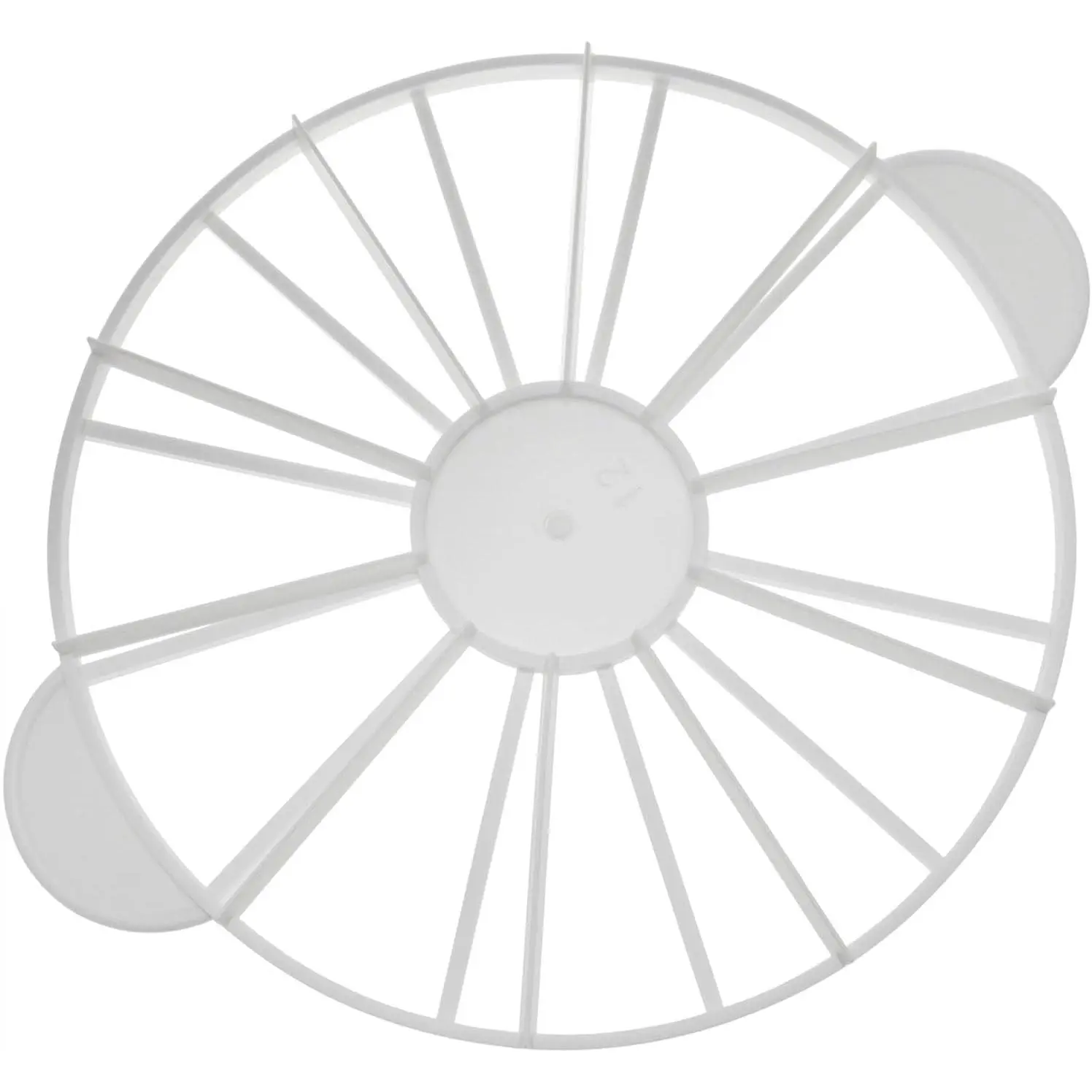 Cake Portion Marker Cheesecake  10/12 Slices Double Sided Cake  Slicer with Handle for Pastry Baking (White, 26.8cm/10.6in Diameter)