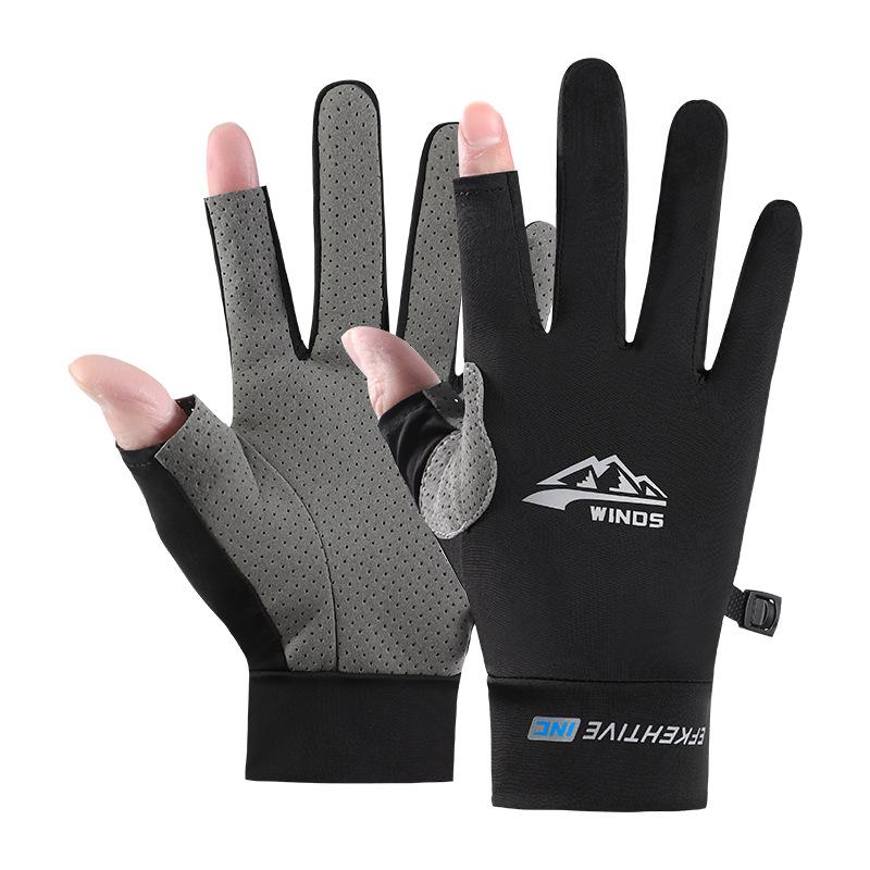 Summer sunscreen gloves men and women couples outdoor cycling fishing non-slip breathable takeaway gloves sports fitness