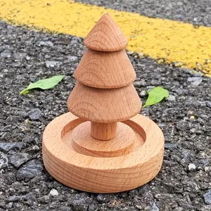 Elegant Wooden Diffuser - Wood Diffuser - Essential Oil Diffuser - Christmas Tree Shape - Suitable for Car And Home Bedroom - Perfect Gift Choice - Natural Wood Color - Home Fragrance - Odor Elimination - Mood Regulation