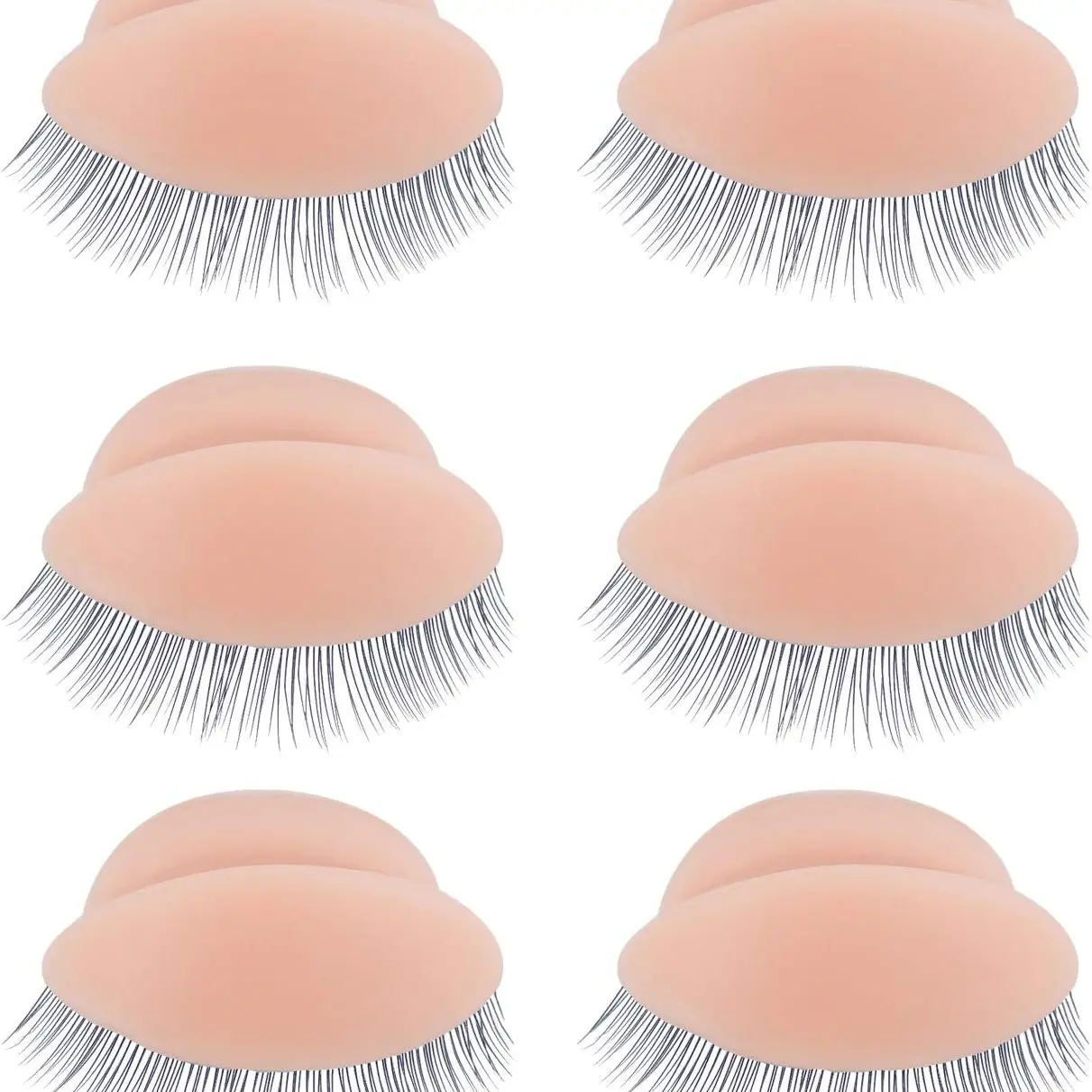 3 Pairs Replaceable Eyelids, Eyelash Replacement Eyelids,Used For Eyelash Training And Practice Makeup Eyelash Extension