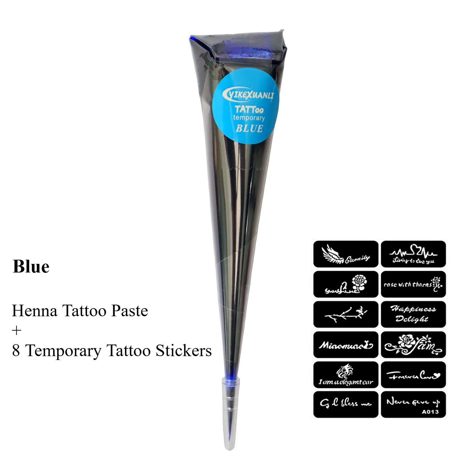 5 Color Temporary Tattoo Wax, Waterproof Long-Lasting Henna Tattoo Wax, Christmas Halloween Stencil Template, Party Costume Festival DIY Body Art Tool