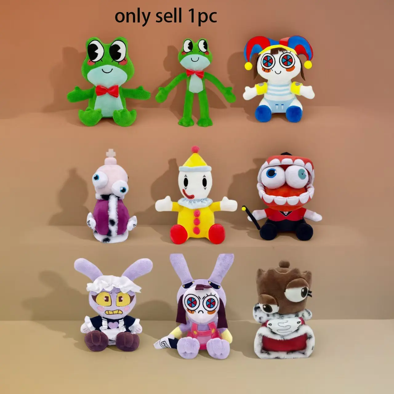 New Magic Number Circus Gold Plush Doll, Perfect Choice for Collectors and Fans, Soft and Adorable Design, Ideal Gift Idea