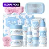 LAIKOU Milk Skin Care Set for Teens, 12 IN 1 Moisturizing & Gentle Milk Skin Care for Teens Girls , Face Care Kit, Bulk Birthday Gifts, Daughter Gifts, Christmas Gifts, Facial Care Kit #GLOBAL PICKS