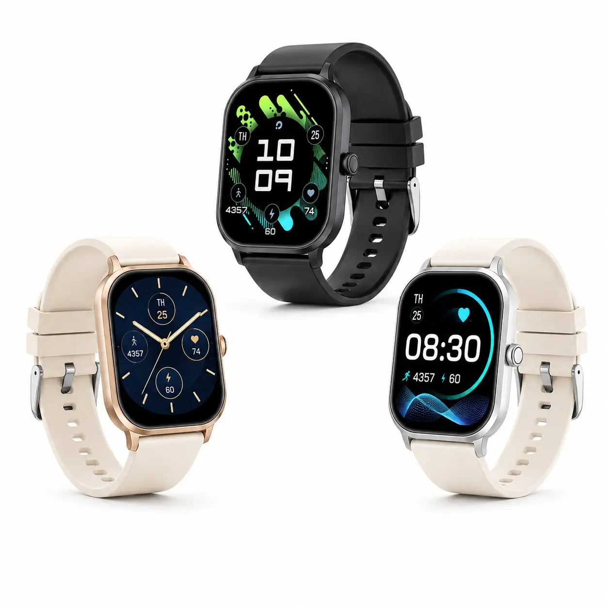 Spring gift smart sports watch, Wearable smartwatch, big HD screen, Bluetooth calling, multiple sports modes, accurate pedometer & calorie, activity tracker, message alerts, compatible with Android & Apple, great health partner