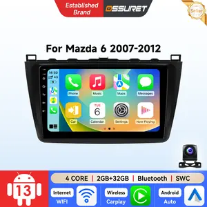Hizpo Android 13 Car Stereo Radio for Mazda 3 2010 -2013 9" HD IPS Touchscreen GPS Navigation Wireless CarPlay & Android Auto Built-in WiFi BT5.0 DSP Support Steering Wheel Control SWC CANBUS Plug & Play