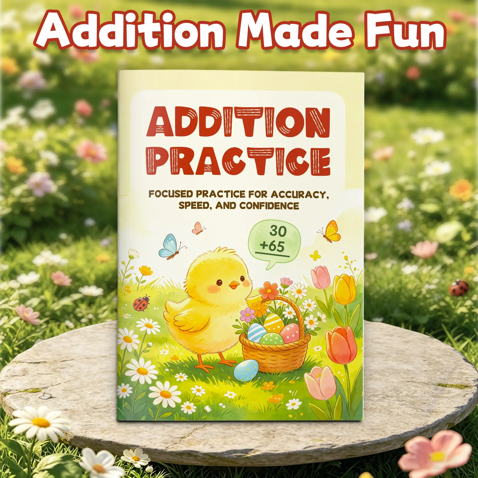 Kids Math Flash Cards, Mental Math Practice Cards for Addition, Subtraction, Multiplication & Division
