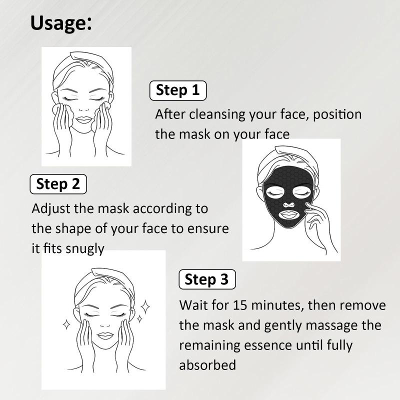 VGO Essence Moisturizing Mask Hydration Repair Collagen-A Facial Skincare Moisturizer Smooth Collagen Mask-A