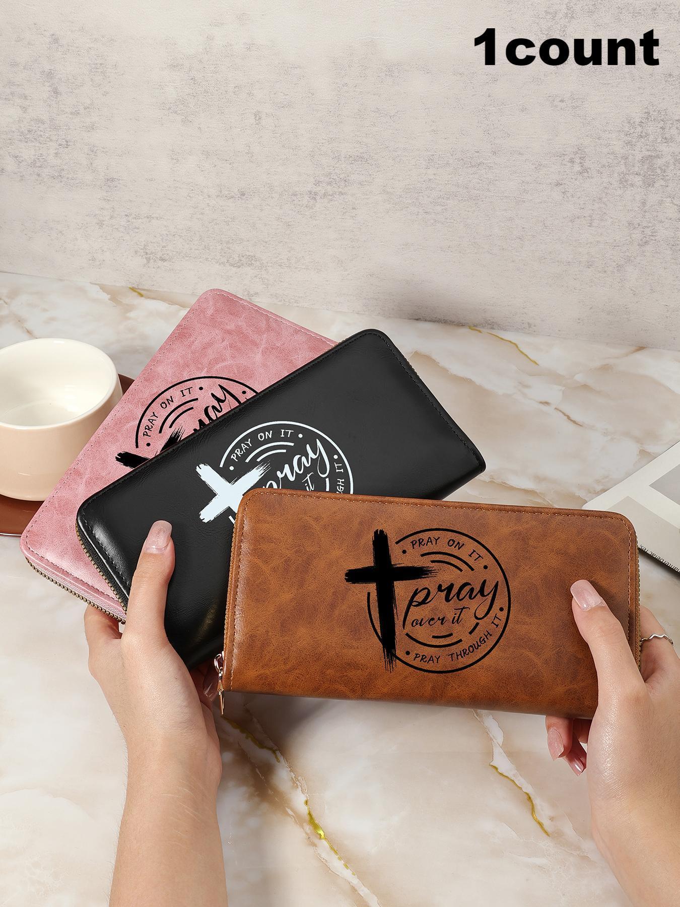 Fashionable Women's Letter Design Long Wallet, Fashionable Wallet with Multiple Card Slots, Women's Multi-functional Card Clip, Elegant Stylish Purse, Fashionable Versatile Purse, Card Holder Wallet