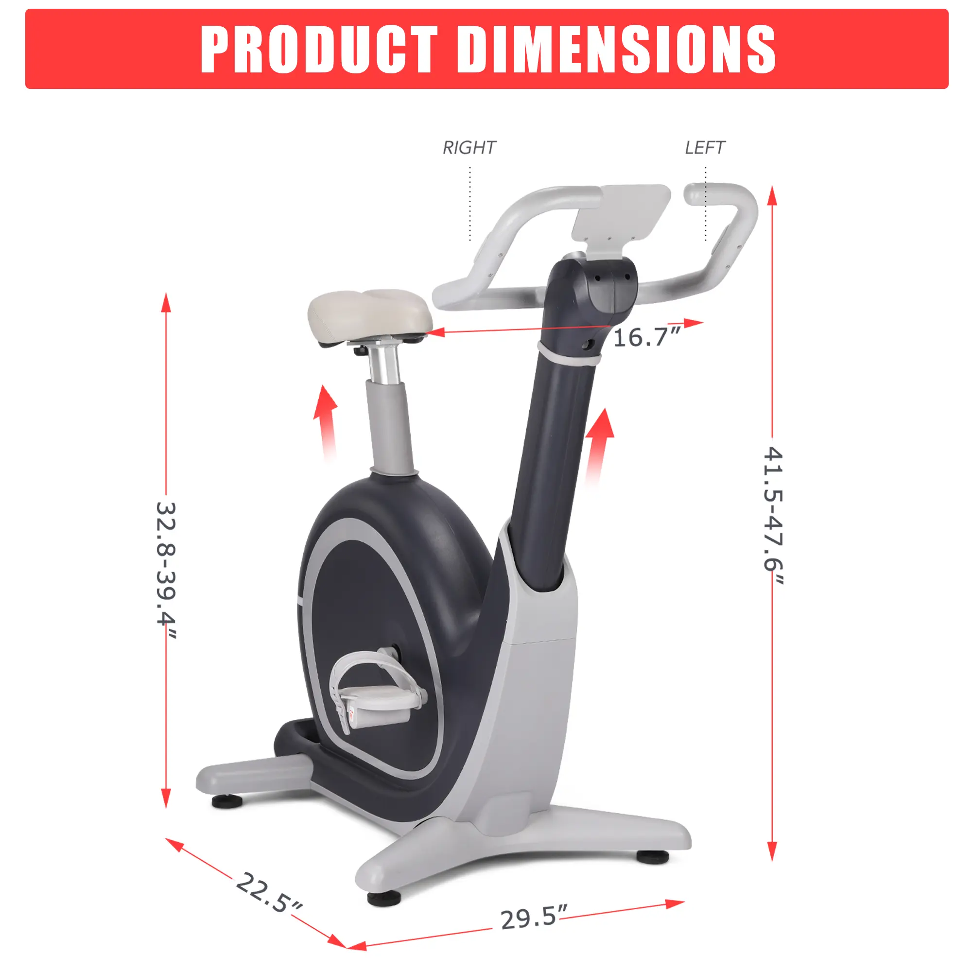 Smart Magnetic Indoor Stationary Exercise Bike, 36 Levels Adjustable Resistance, 350 LBS Max Weight Capacity, Equipped with Comfortable Cushioned Seat & Tablet Holder, Quiet Magnetic Cycling Machine for Cardio Workout & Home Gym Training