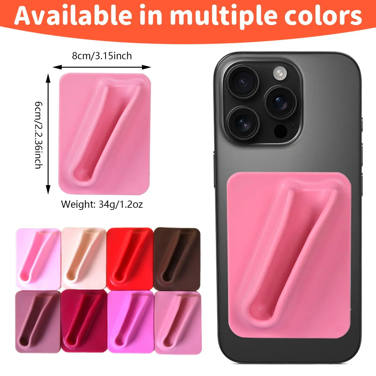 Square Silicone Lipstick Holder, Lipstick Storage, Protects Lipsticks, Prevents Scratches, Fits All Lipsticks & Lip Glosses, Soft Durable, Reusable