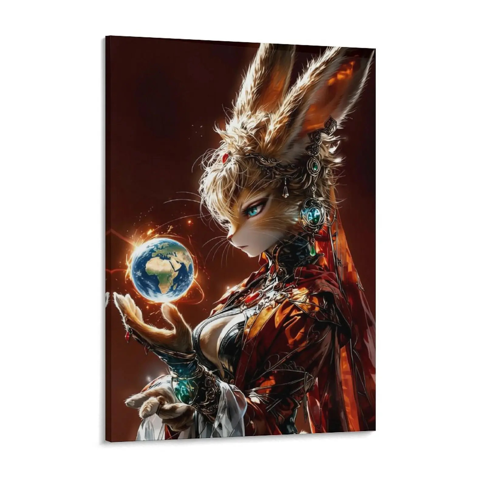 The Observed Earth Decorative Interior Frame Painting