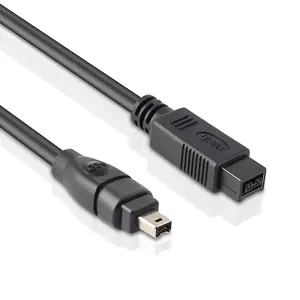 FireWire 800 to 400 9 Pin to 4 Pin 6FT Cable IEEE 1394 for Mac Pro, MacBook Pro, Mac mini, iMac, PC, Digital Cameras, SLR, Printer