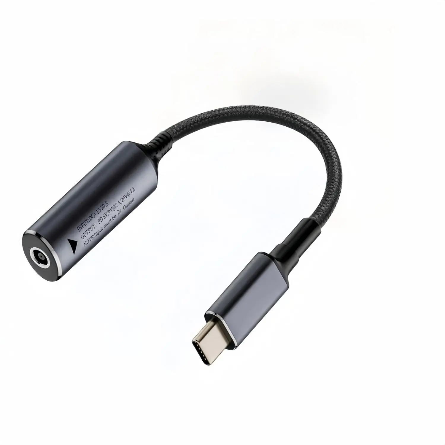 140W DC4530 to PD USB C  DC 4.5mm x 3.0mm Female(4.5 x 0.6mm) Input to Type C Male Power  , for  for  round port power adapter to charge Phones,Tablets,Laptops with usb c ports