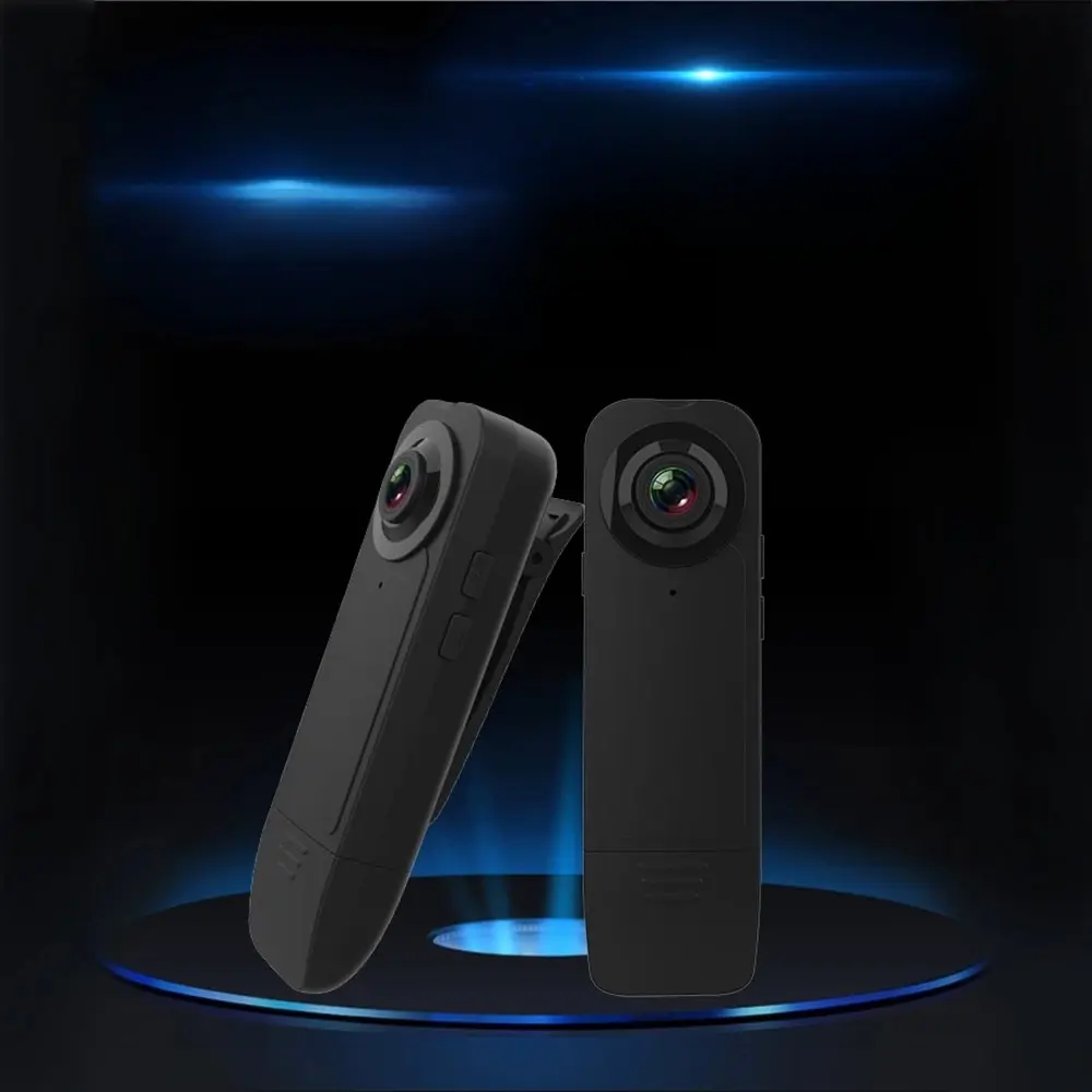 A18 x3wifi-black box model Stabilized Mini Body Camera, 1080P FullHD Compact Rechargeable Clip-On, 1000mAh Pocket Photo/Video Recorder, USB 2.0, TF Card Compatible for Meetings, Outdoor Sports