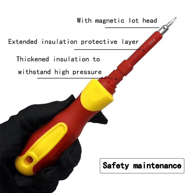 29-in-1 Insulated Magnetic Screwdriver Set, Multipurpose Electrician Screwdriver Kit, Professional Hand Tool Set for Home & Office, Hardware, Screwdriver Bits, Tool Box