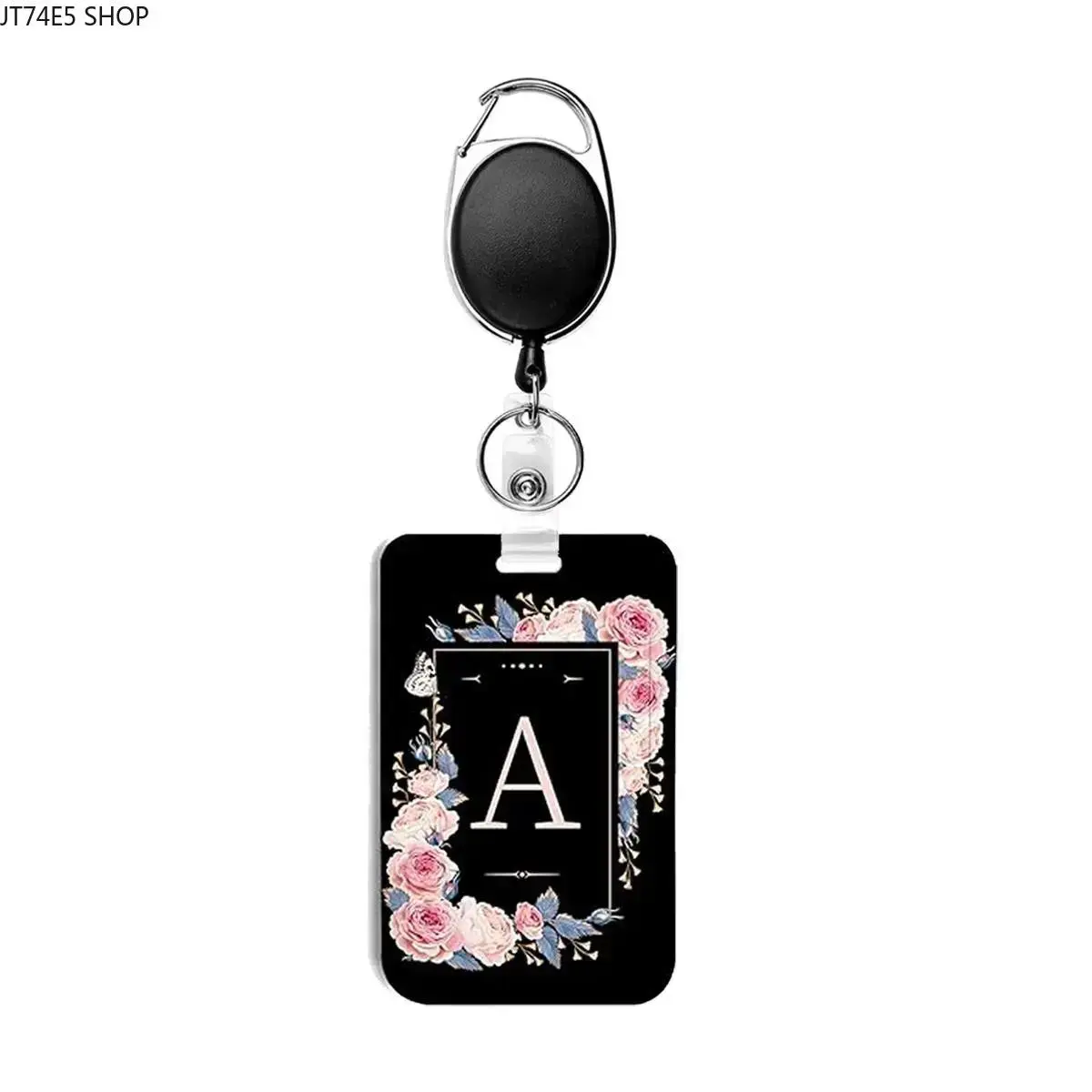 Lightweight Vertical Retractable Nurse Badge Reel Combo Set - Matching ID Card Case, Detachable Keychain, Sturdy ID Badge Holder for Medical Staff, Practical Gift for Nurses, Badge Reels, Synthetic