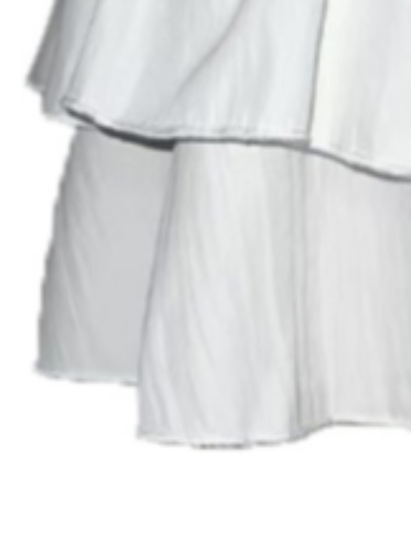 Women's Plain Woven Ruffle Trim High Waist Skirt, Casual Fashion Skirt for Daily Outdoor Wear, Ladies Bottoms for Spring & Fall