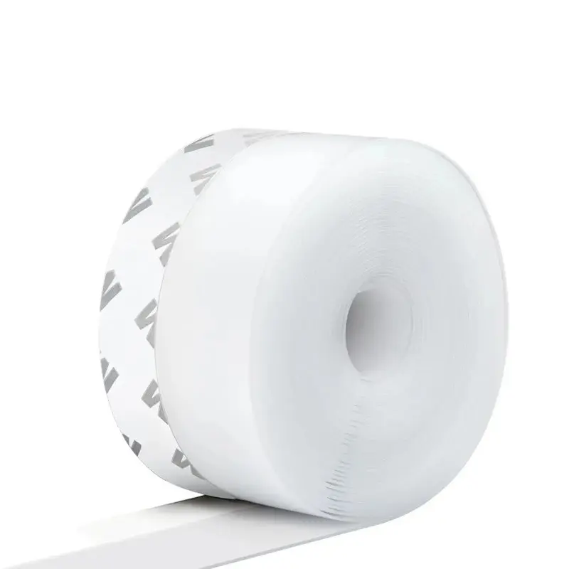 196.9Ft Door Weather Stripping, (1.38in Width) Weather Stripping Door Draft Stopper Adhesive Seal Strip Anti Draft Noise Insulation Tape for Doors Windows and Shower Doors Door Draft Blocker