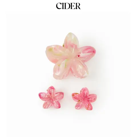 Cider 3 PCS FLOWER HAIR CLAW SET