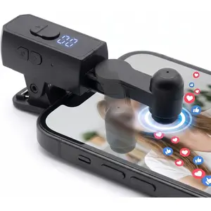 Wireless Rechargeable Auto Clicker for iPhoneTapper for Tiktok Live, Screen Tapper, 107 Adjustable Speed, Auto Screen Tapper for Live Stream, Games, Repetitive Task, Purchases (Black)