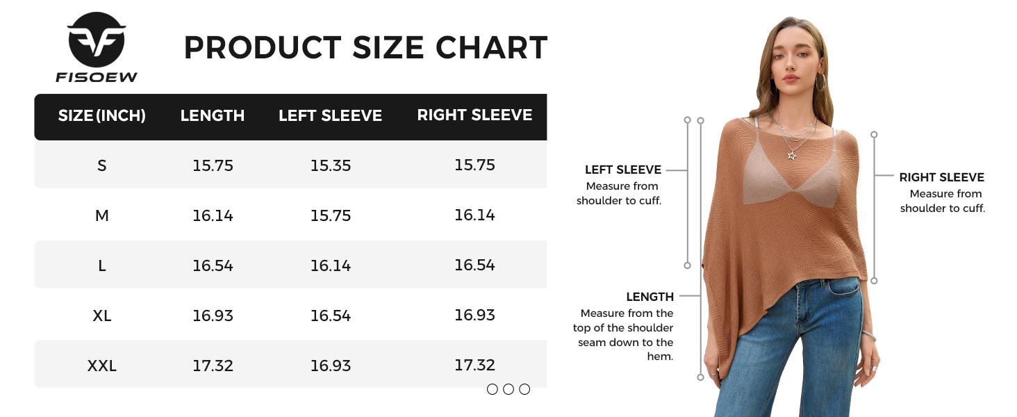 Fisoew Womens Sheer Poncho Top Lightweight Knit Bolero Shrug Mesh Off The Shoulder Y2K Going Out Beach Swimsuit Coverup #Springtok #TikTokShopJumpstartSale