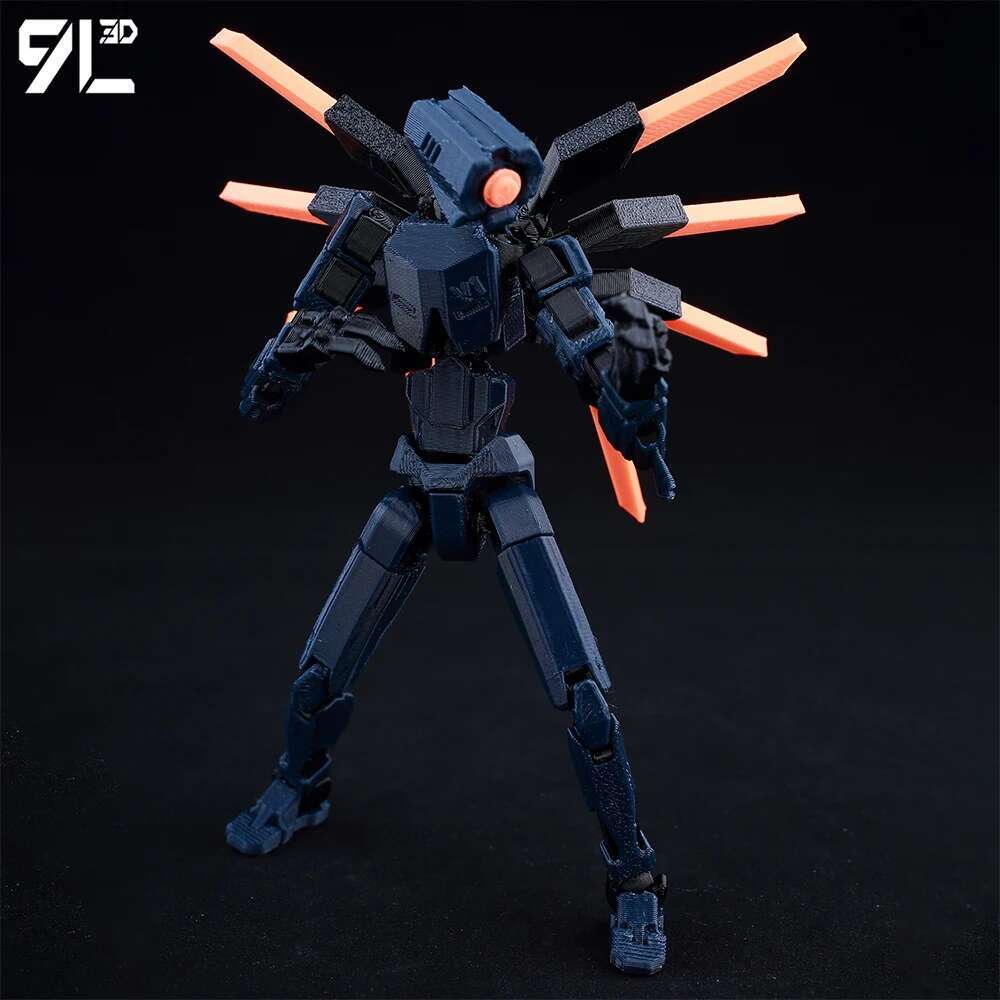 Lucky13 Dummy13 Ultrakill V1 Series Anime Characters-3D Printed Multi-Jointed Deformable Body Posing Model Multi-color Toys Gift Lucky13 Dummy13 Ultrakill V1 Series Anime Characters-3D Printed Multi-Jointed Deformable Body Posing Model Multi-color Toys Gift