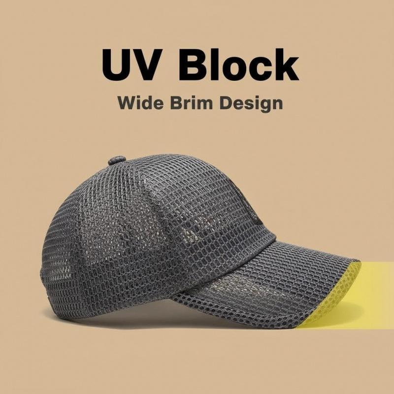 Ultra Breathable Sports Cap| High Airflow Mesh Baseball Hat| Fishing Hat| 2-Pack