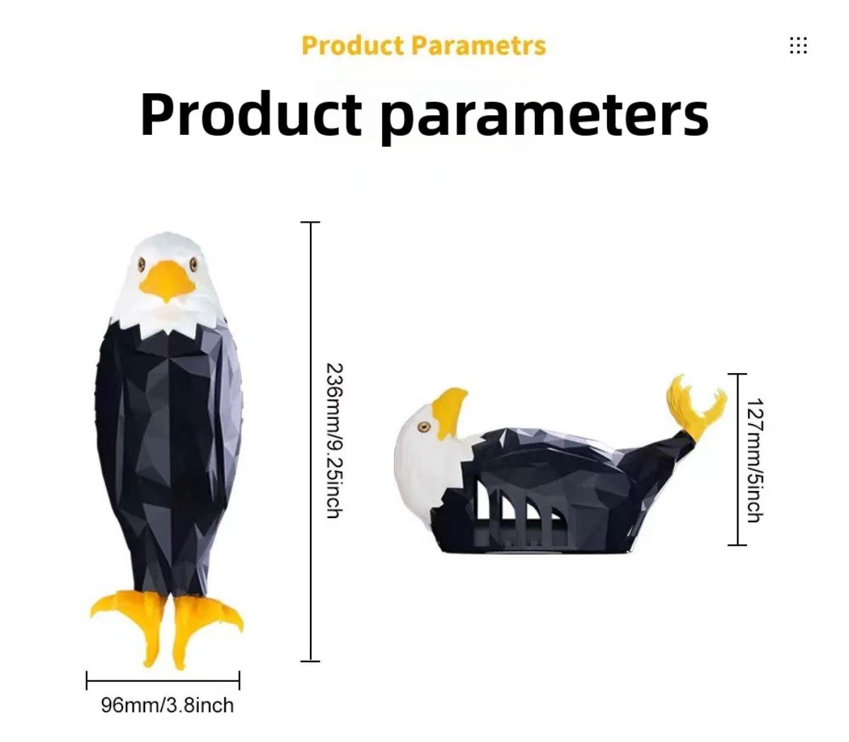 Smart Motion Sensor Bald Eagle Night Light| Remote Control RGB Wall Lamp| No Drilling Magnetic Installation For Bedroom Corridor Hallway