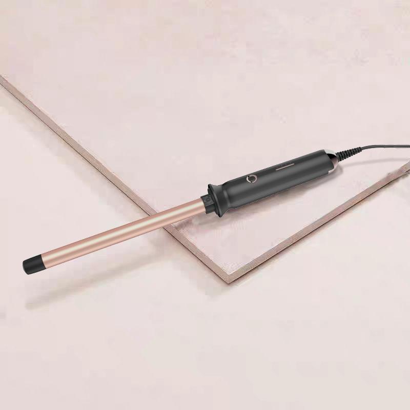 Mini Hair Curler for Women & Men, 9mm/13mm Super Fine Ceramic Coated Barrel, Professional Styling Tool for Curly Waves